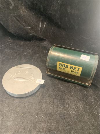 Bob-Bet Bait Box and Leader Box