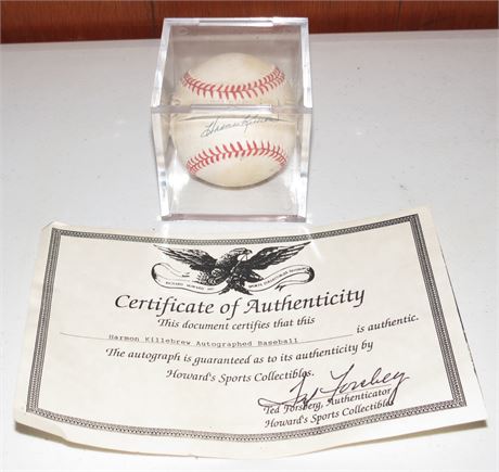 Harman Killebrew Autographed Baseball