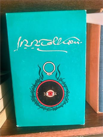 The Lord of the Rings by J.R.R. Tolkien W/The One Ring/Eye of Sauron On Slipcase