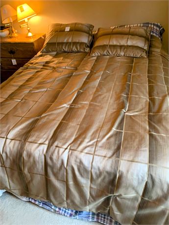 Full Size Bed Frame, Mattress From The Original Mattress Factory