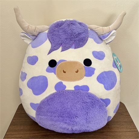 New - CONWAY Cow Squishmallow - 18"