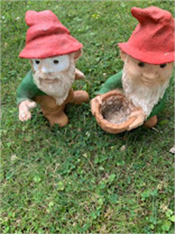 Resin Garden Gnomes Lawn Yard Art Decor Statuary