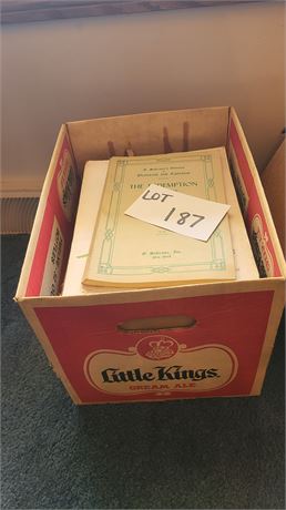 Large Box of Mixed Sheet Music