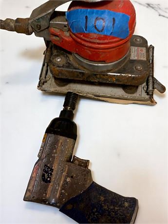 Campbell Hausfeld 1/4" Impact Driver & Sunex Air Pad Sander