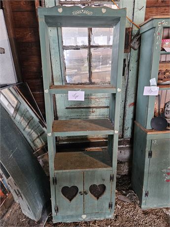 Country Green Heart Shelf