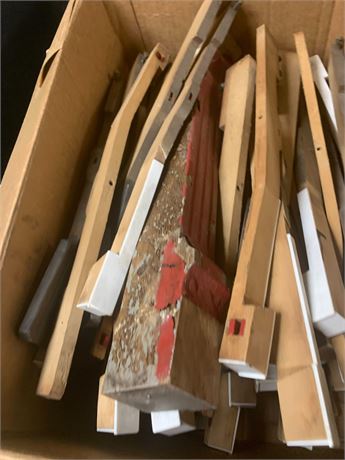 Vintage Wood Piano Keys Lot