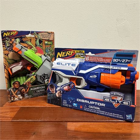 New Nerf Disruptor and Zombie Strike Nerf Guns
