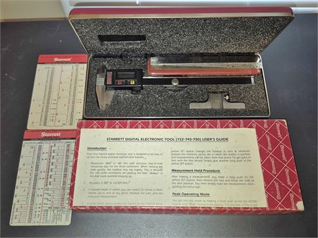 Starrett Digital Electronic Measuring Tool