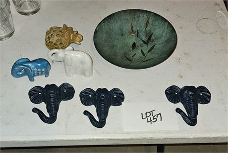 Elephant Statues, Hadar Bowl & More