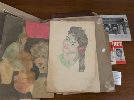 Jazz Club Art, James Emman Kwegyir Aggrey Sketch, Ballerina Painting & More