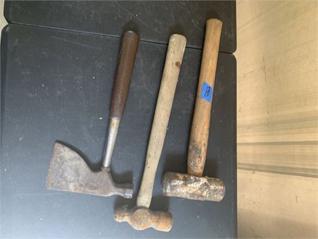 Hammer/Hatchet Lot of 3