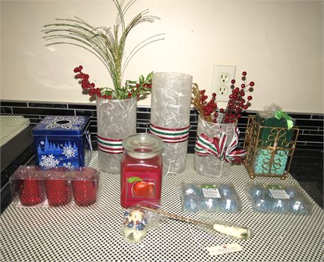 Christmas Candles, Candleholders