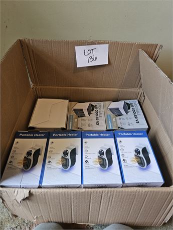 NIB Portable Heaters & Air Coolers