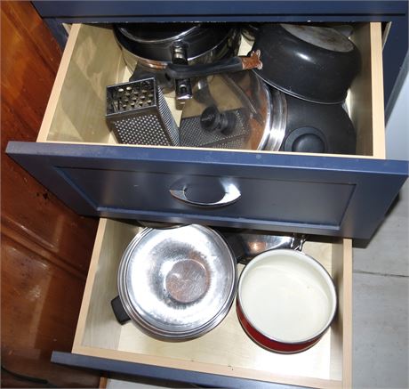 Kitchen Drawer Cleanout: Pots & Pans