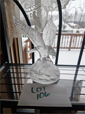 Cristal D' Arques Lead Crystal Eagle Figurine