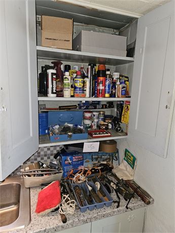 Cupboard Cleanout- Hand Tools, Hardware, Flashlights & Much More