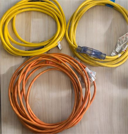 Extension Cord Lot of 3