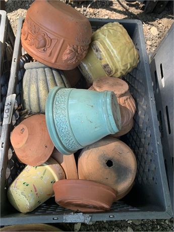 Ceramic Flower Pot Lot