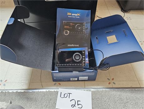 XM Onyx Sirius Satellite Radio