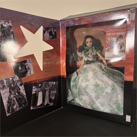 1994 Barbie as Scarlett O'Hara (Green/White Dress) Hollywood Legends Collection