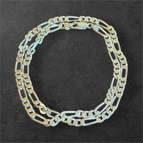 925 Sterling Silver 20" Necklace, Italy - 22.2g