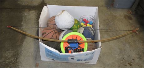Sporting Goods: Balls, Bow, Pads, etc