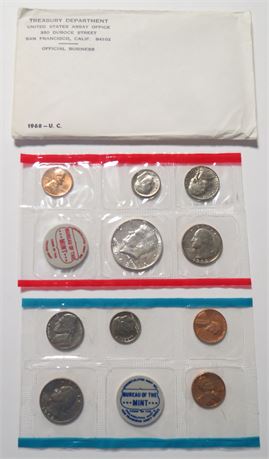 1968 Uncirculated Coin Set