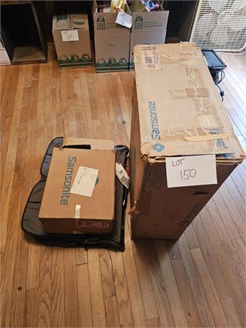Samsonite Luggage Set- Soft Cover, Large Bag, Suit Bag & Carry On