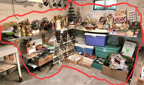 Huge Christmas Corner Cleanout