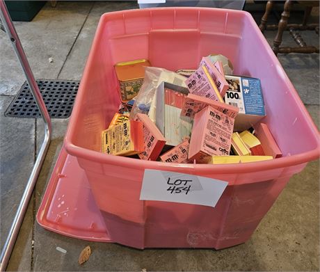 Mixed Office Supplies, Games & More