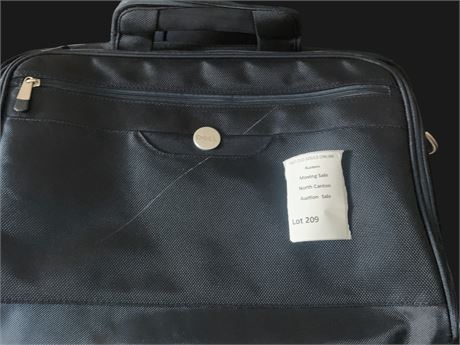 Black Dell Canvas Laptop Carrying Case/Bag