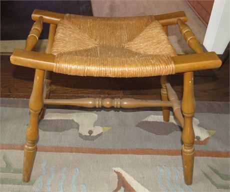 Primitive Curved Woven Stool