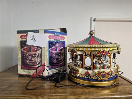 Mr. Christmas Special Edition Merry Go Round with Box