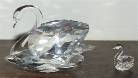 Swarovski Crystal Swans