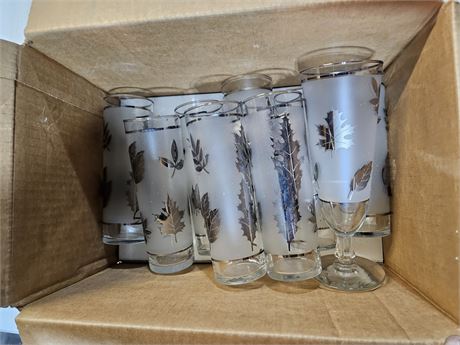 MCM Silver Leaf Tea Glasses