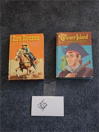 Whitman Classic 1955 Treasure Island & 1954 Roy Rogers