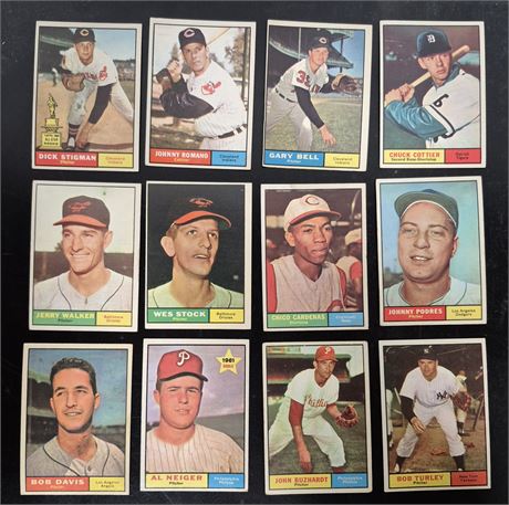 1961 Topps Baseball Cards