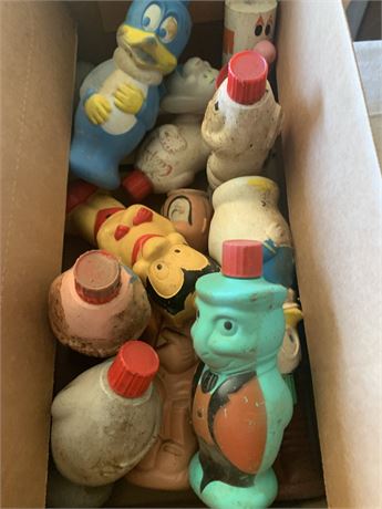 Soaky Bath Time Bottles - Jiminy Cricket, Woody Woodpecker, Mighty Mouse