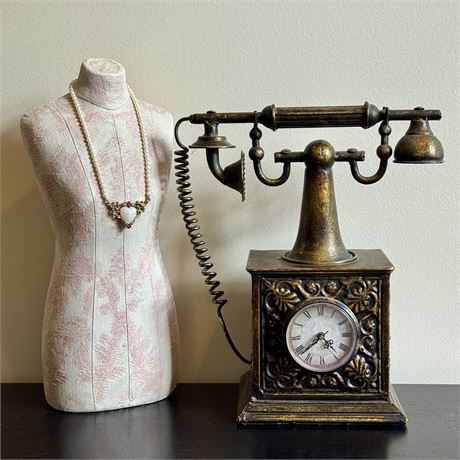 Victorian Style Decor - Dress Form is 17"H