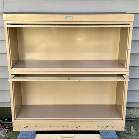 General Fireproofing Co. Industrial Steel Barrister Bookcase