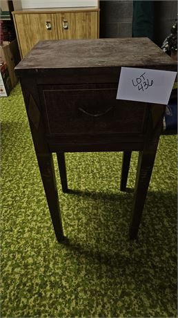 Antique Wood Side Table