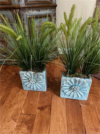 Decorative Planters and Faux Plants