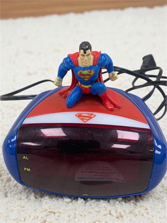 Vintage DC Comics Superman Alarm Clock