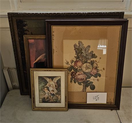 Mixed Art Print Lot- Sizes, Themes & Artist Vary