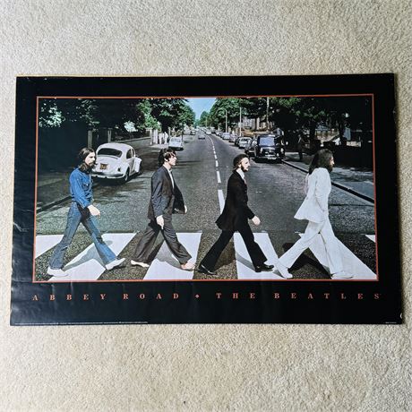 1990's Abbey Road The Beatles Poster