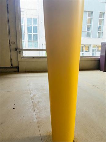 Plastic Yellow Bollard Steel Safety Post Cover
