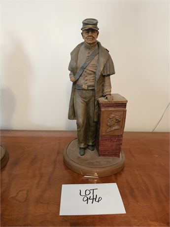 Tom Clark "Confederate Soldier 1861-1865" Resin Statue with Hand-Painted Finish