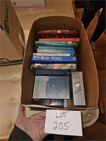 Mixed Books & Book Light Lamp