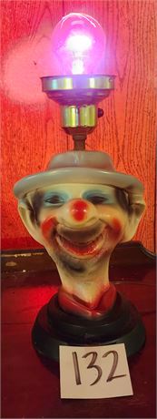 Vintage Clown Head Lamp