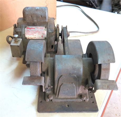 Bench Grinder with Dayton AC Motor